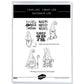 Cute Older And Pet Dog Cat Family Gnome Clear Stamp YX811-S