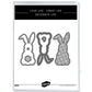 Easter Series Cute Rabbits Shaker Metal Cutting Dies Set YX1030