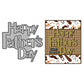 Happy Father's Day Metal Cutting Dies Set YX1163