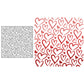 1PC Valentine's Series Love Hollow Hearts Plastic Stencils For Decor Scrapbooking Card Making 20220920-1