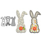 Easter Series Cute Rabbits Shaker Metal Cutting Dies Set YX1030