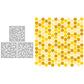 3PCs Background Geometric Hexagon Plastic Stencils For Decor Scrapbooking Card Making 20220817-84