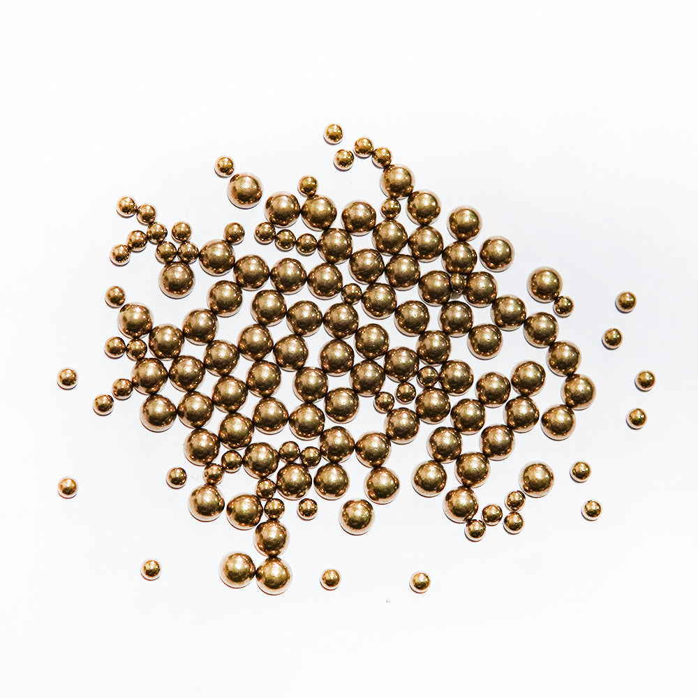 Vintage Copper Half Sphere Mini Beads For Cards Decor With Box DIY Scrapbooking Supplies Multisize 0.6/0.3cm Mix YX890