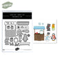 Winter And Christmas Series Penguin And Snowman Cutting Dies Set YX816