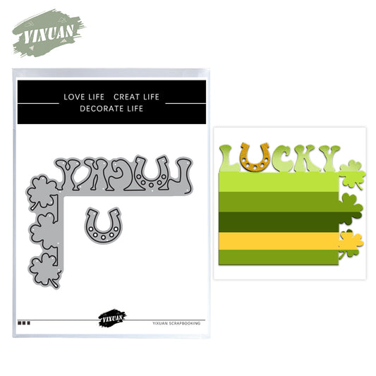Swash Lucky And Clovers Metal Cutting Dies Set YX1058