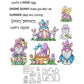 Colorful Easter Eggs Gnome Cutting Dies And Stamp Set YX1005-S+D