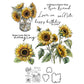 Spring Series Blooming Sunflowers Sunshine Cutting Dies And Stamp Set YX1183-S+D