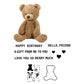 Cute Bear Dolls Toys Cutting Dies And Stamp Set YX1078-S+D