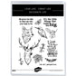 Spring Forest Wolf Deer And Bird Clear Stamp YX484-S