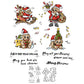 Cute Pet Dogs Christmas Cutting Dies And Stamp Set Xmas Snata Claus Doga YX015-S+D