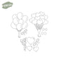 Love Valentine's Day Series Bows Hearts And Balloons Metal Cutting Dies Set YX905,YX906,YX907