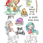 Forest Fairy Elf And Mushroom House Cutting Dies And Stamp Set YX491-S+D