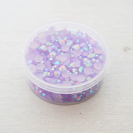 4mm/6mm Mix Resin Light Purple Sequin Stickers For Cards Decor With Box DIY Scrapbooking Supplies YX1116