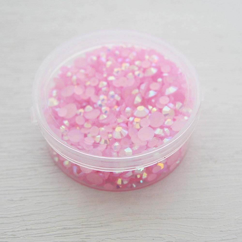 4mm/6mm Mix Resin Rose Pink Sequin Stickers For Cards Decor With Box DIY Scrapbooking Supplies YX1120