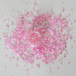 4mm/6mm Mix Resin Rose Pink Sequin Stickers For Cards Decor With Box DIY Scrapbooking Supplies YX1120