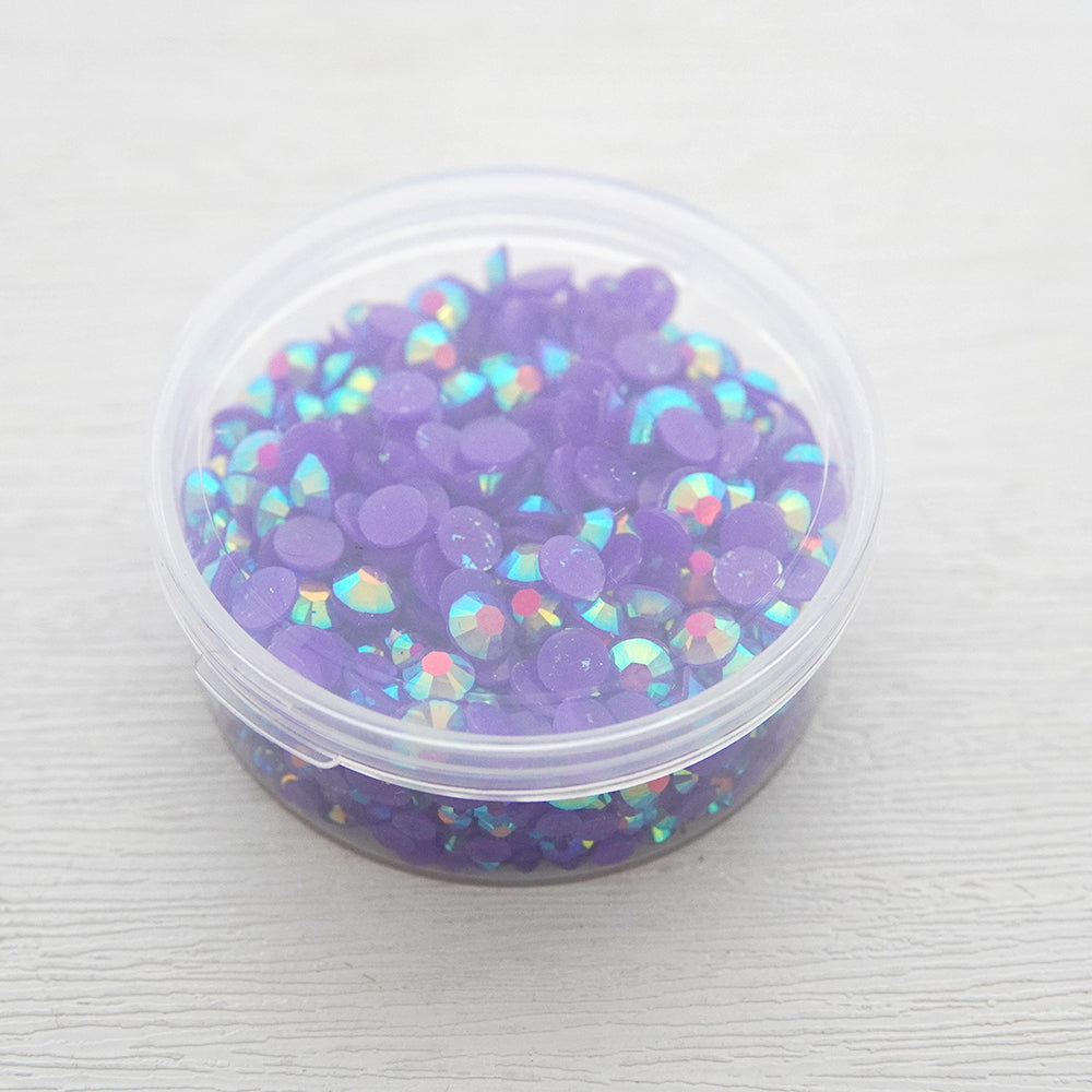 4mm/6mm Mix Resin Dark Purple Sequin Stickers For Cards Decor With Box DIY Scrapbooking Supplies YX1123