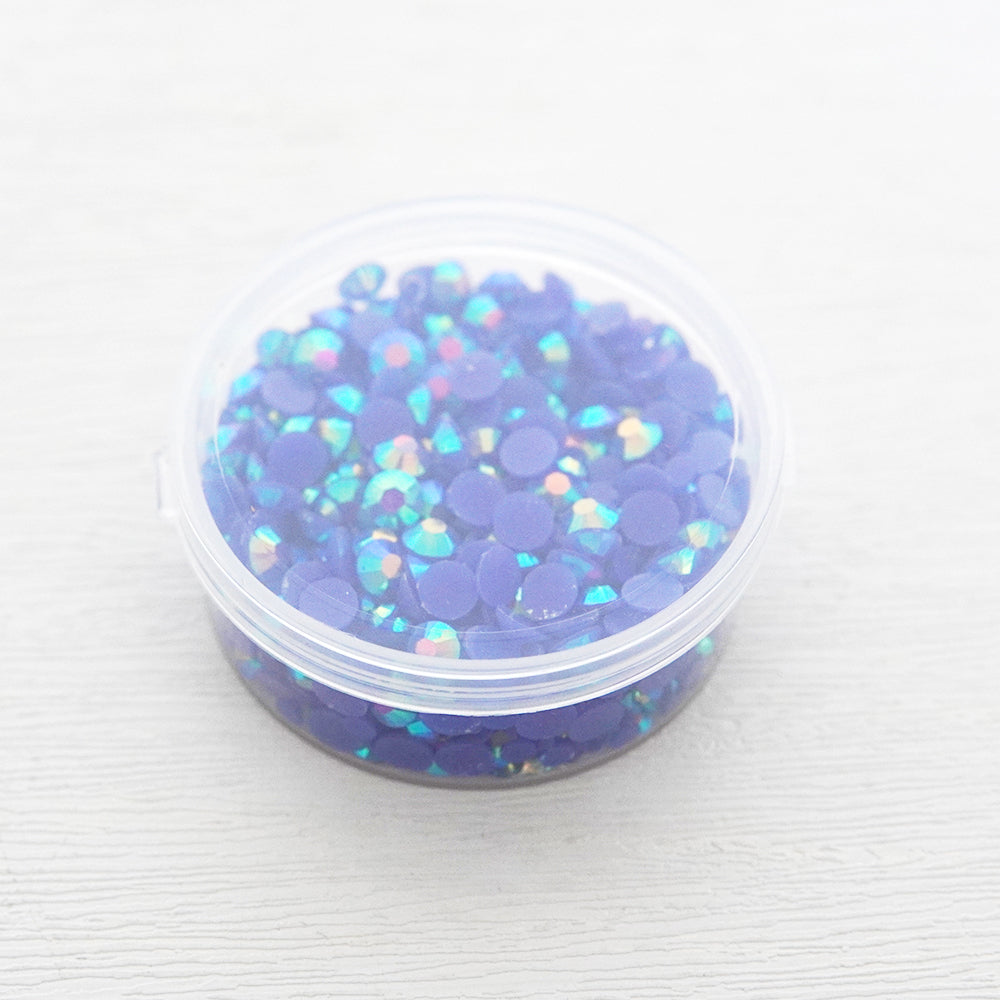 4mm/6mm Mix Resin Dark Blue Sequin Stickers For Cards Decor With Box DIY Scrapbooking Supplies YX1126