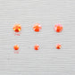 4mm/6mm Mix Resin Orange Red Sequin Stickers For Cards Decor With Box DIY Scrapbooking Supplies YX1122
