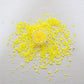 4mm/6mm Mix Resin Bright Yellow Sequin Stickers For Cards Decor With Box DIY Scrapbooking Supplies YX1124