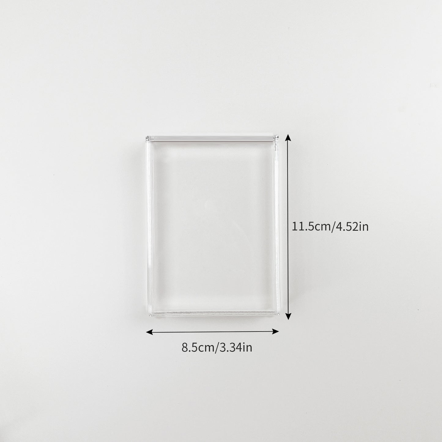 Thicken Handmade Clear Block For DIY Scrapbooking 8.5x11.5cm